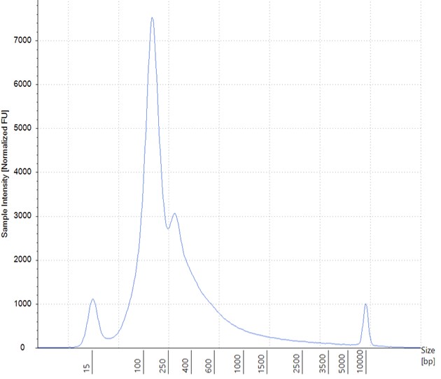 Natural wt-cfDNA, in Buffer (with molecule counts)